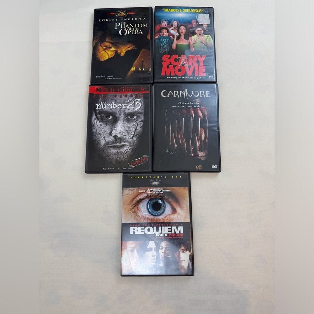 Set of 5 DVDs Thriller Suspense Horror - Picture 10 of 16